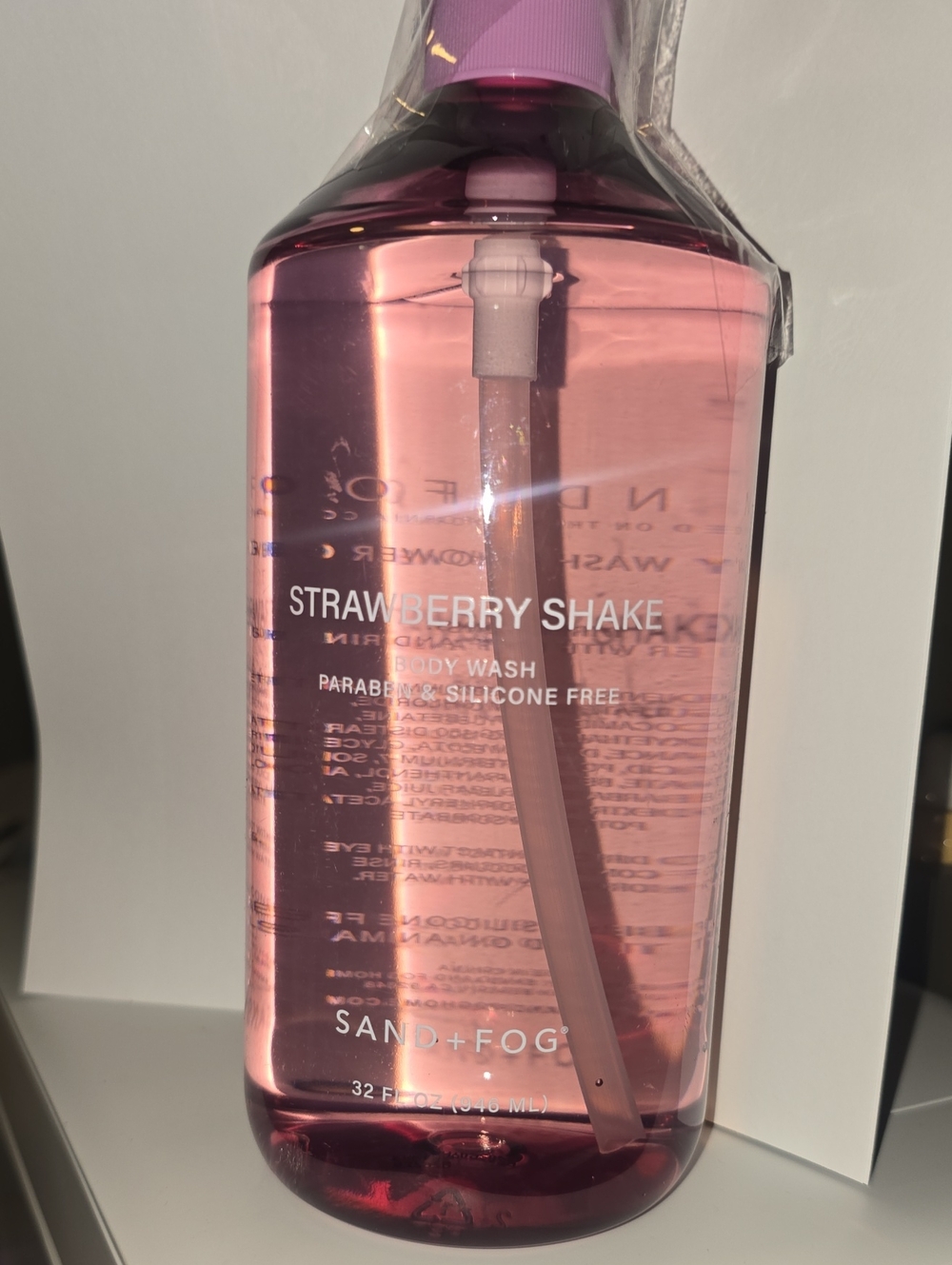 Strawberry Shake Pink Body Wash